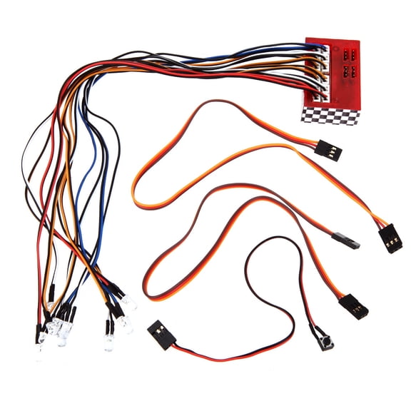 Axial AX-003 Multi-function Ultra Bright LED Lamp For 1/10 1/8 RC HSP Traxxas CC01 4WD Axial SCX10 Model Car