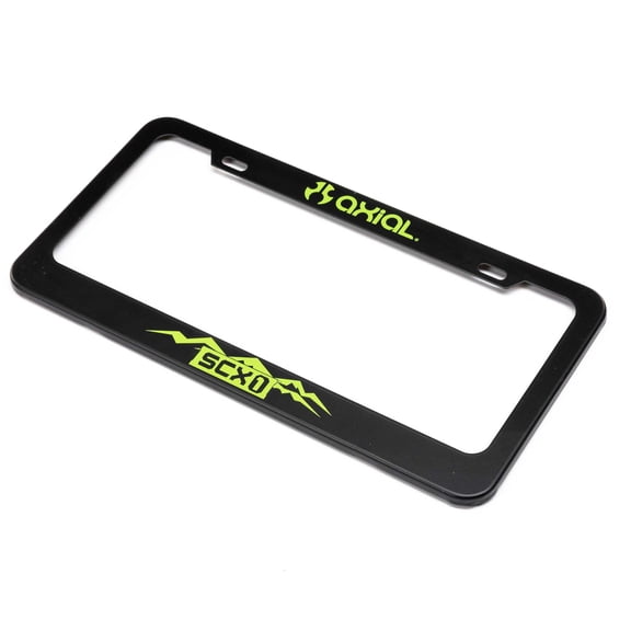 Axial Axial Green SCX1 License Plate Frame AXI-2321