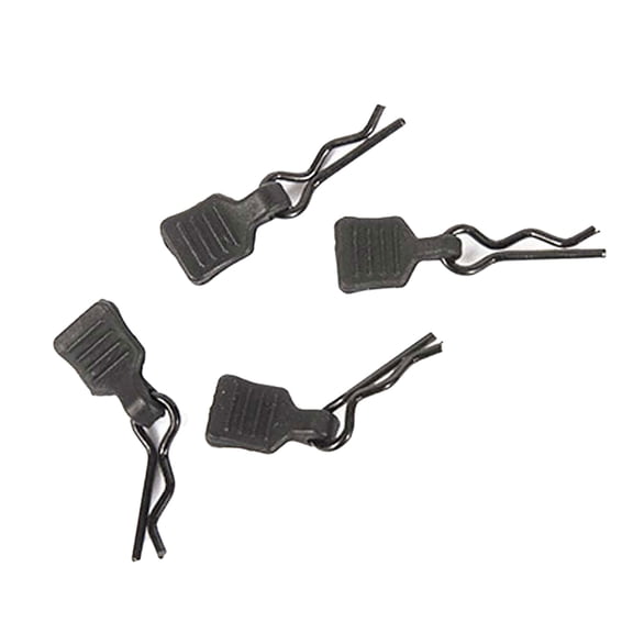 Axial Body Clip 6mm Black 4 AXIC1059 Electric Car/Truck Option Parts