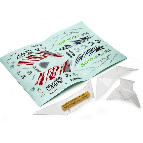 Axial Body Panel Set Clear RBX10 AXI230032 Car/Truck Bodies wings & Decals