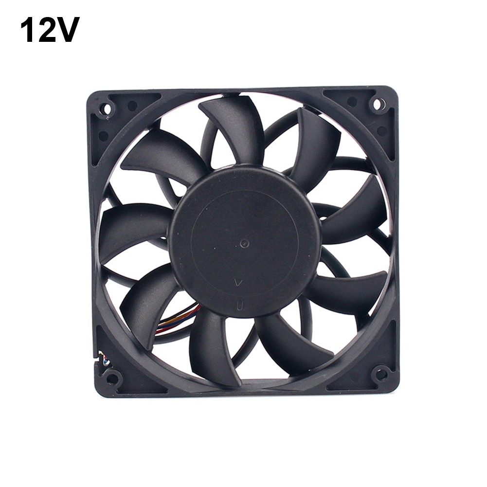 Axial Fan Dual Ball Bearing Brushless PC Cooler Cooling 12025 Computer ...