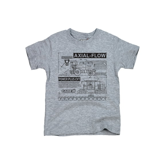 Axial Flow Diagram CASE IH - Youth Short Sleeve Graphic T-Shirt