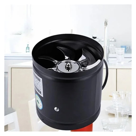 Axial Pipe Metal Blower Bathroom Fan Channel Pipe Fan 500m³/h Channel Duct Extractor Insert Exhaust Fan ,Easy Installation
