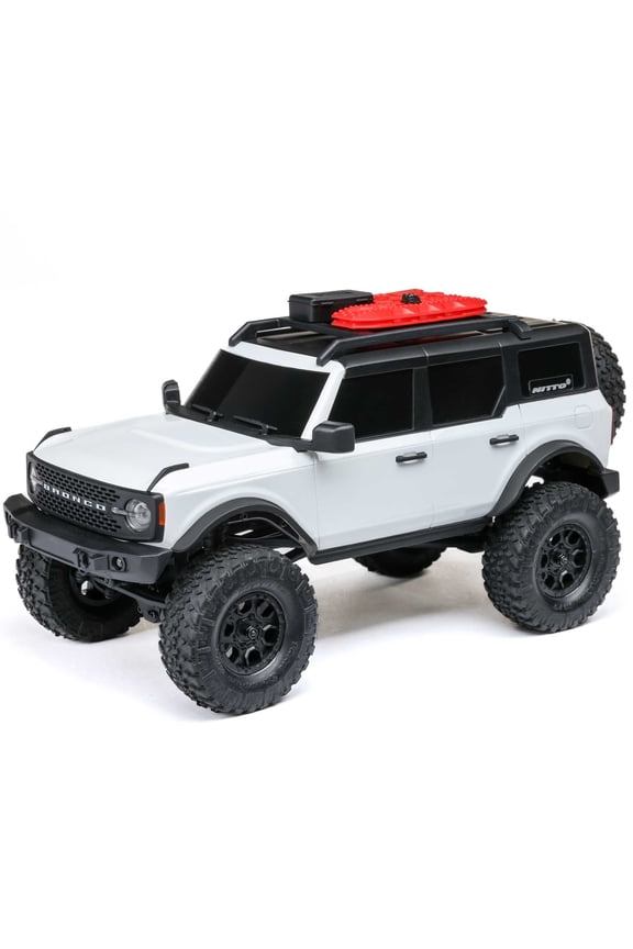RC Truck  1/24 SCX24 Ford Bronco 4X4 RTR Brushed Rock Crawler Battery & Charger Included White AXI00006V2T4