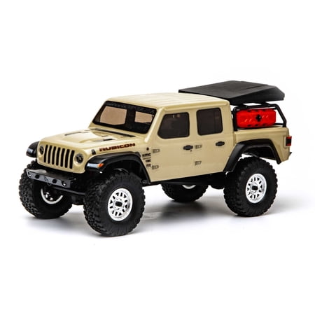 Axial RC Truck 1/24 SCX24 Jeep JT Gladiator 4 Wheel Drive Rock Crawler Brushed RTR Everything is included in the box Beige AXI00005T1 Trucks Electric RTR Other