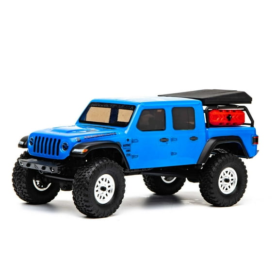 Axial RC Truck 1/24 SCX24 Jeep JT Gladiator 4 Wheel Drive Rock Crawler Brushed RTR Everything is included in the box Blue AXI00005T2 Trucks Electric RTR Other
