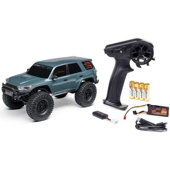 Axial 1/24 SCX24 Toyota 4Runner 4X4 RTR Brushed Rock Crawler Battery & Charger Included Gray AXI-2035T2