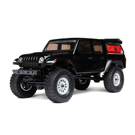 Axial RC Truck SCX24 Jeep Gladiator 4 Wheel Drive Rock Crawler RTR Nothing needed to Complete Ready-To-Run Black AXI00005V2T5 Remote Control Car RC Car RC Crawler