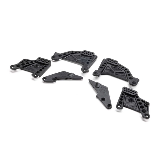Axial Shock Towers with Supports FR/R SCX10 III HP AXI-2996