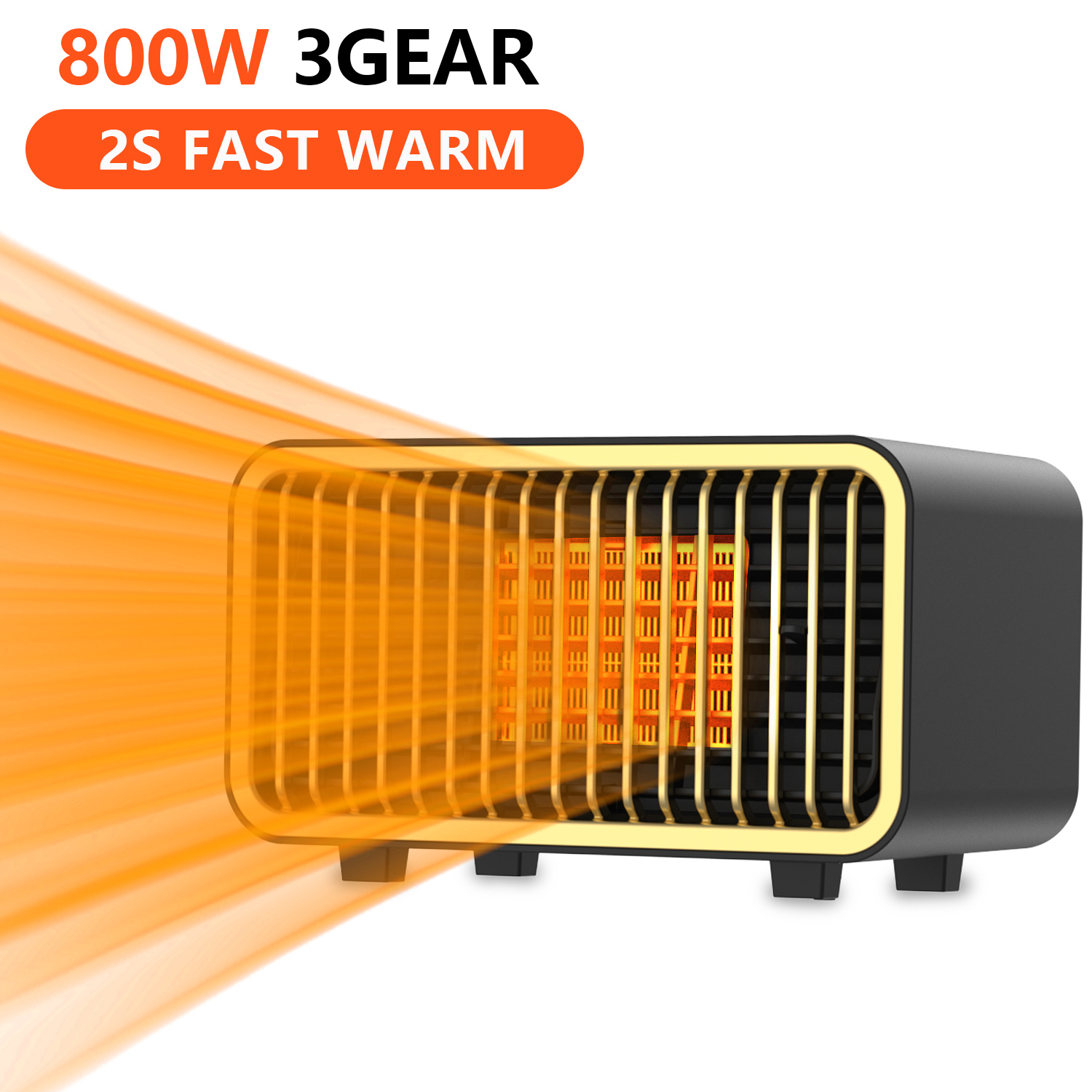 Soleil Mini Ceramic Heater MH01 ,White