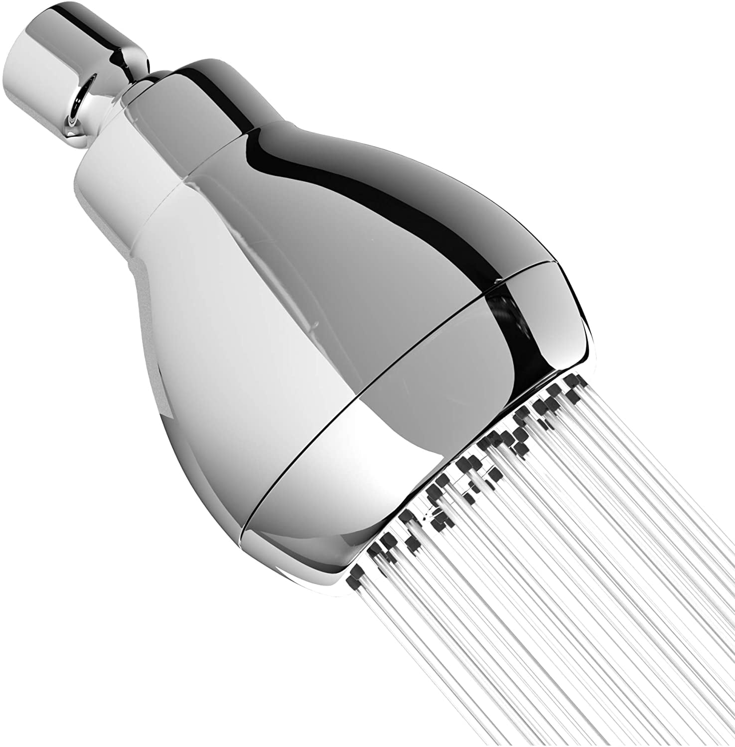 Axidou Premium 3 Inch Shower Head - High Pressure, Chrome Finish, Easy Installation