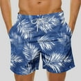 thumbnail image 1 of Axiiglly Beach Shorts for Men Plus Size Summer Shorts Casual Floral Printed Board Shorts Elastic Waist Vacation Swim Trunks Comfy Lightweight Hawaiian Shorts with Pockets, 1 of 5