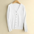 thumbnail image 1 of Horkkom Cardigan Sweaters for Women Lightweight Open Front Cardigans Button Long Sleeve Knit Cardigans Casual Solid Color Spring Fall Outfits, 1 of 9