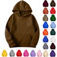 thumbnail image 1 of Axiiglly Hoodies for Women, Casual Long Sleeve Coffee Hooded Sweatshirts with Pockets, Plus Size Comfy Trendy Pullover Tops, XL, 1 of 8