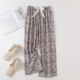 thumbnail image 1 of Axiiglly Pajama Pants Women Elastic Waist Floral Loose Soft Sleep Pants Summer Casual Loungewear Sleep Bottoms, 1 of 4