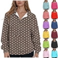 thumbnail image 1 of Horkkom Pullover Sweatshirts for Women Casual Quarter Zip Sweatshirt Loose 1/4 Zip Sweatshirts M, 1 of 6