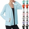 thumbnail image 1 of Axiiglly Sun Shirt Women Lightweight Hiking Shirts Sun Protection Running Workout Top UPF Long Sleeve Running Fishing Shirts with Thumb Hole, 1 of 10