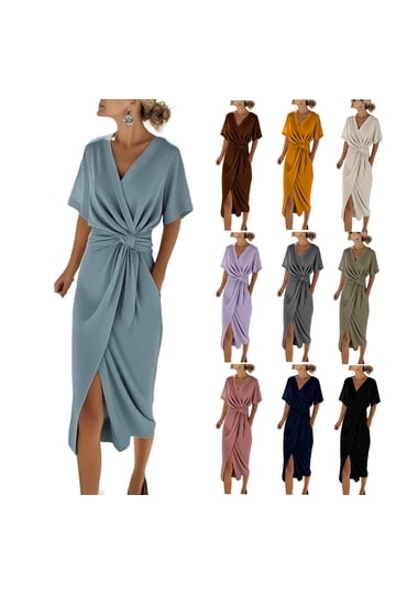 slim fit dress slacks Open-Back Long Navy Blue Prom Dress with High Neck Navy / 11 main image 1