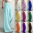 thumbnail image 1 of Horkkom Womens Dress Pants Business Casual Work Pants Lightweight Wide Leg Pants High Waisted Slacks for Office Wear, 1 of 7