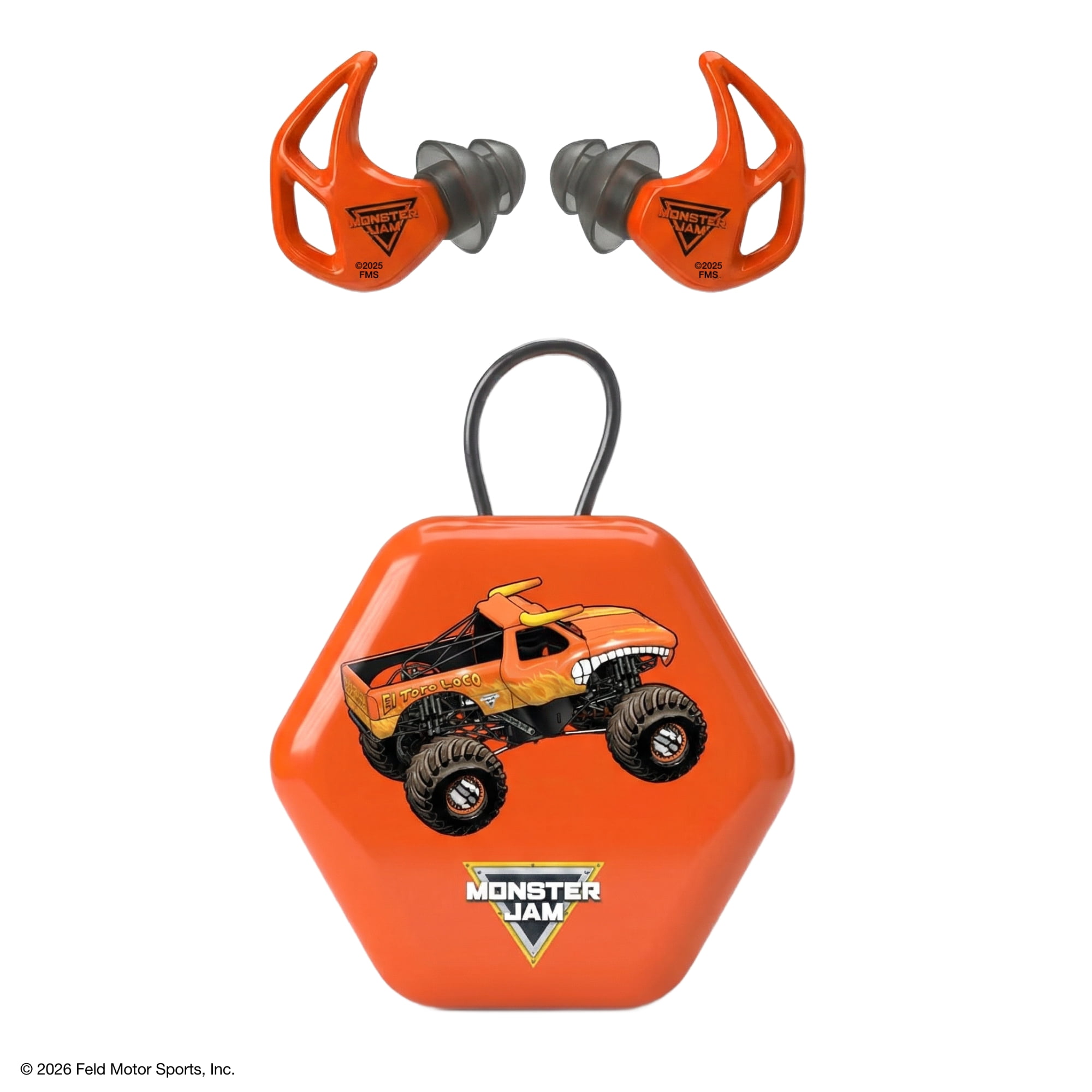 Axil Monster Jam X20 El Toro Loco Kids Hearing Protection with Carrying Case