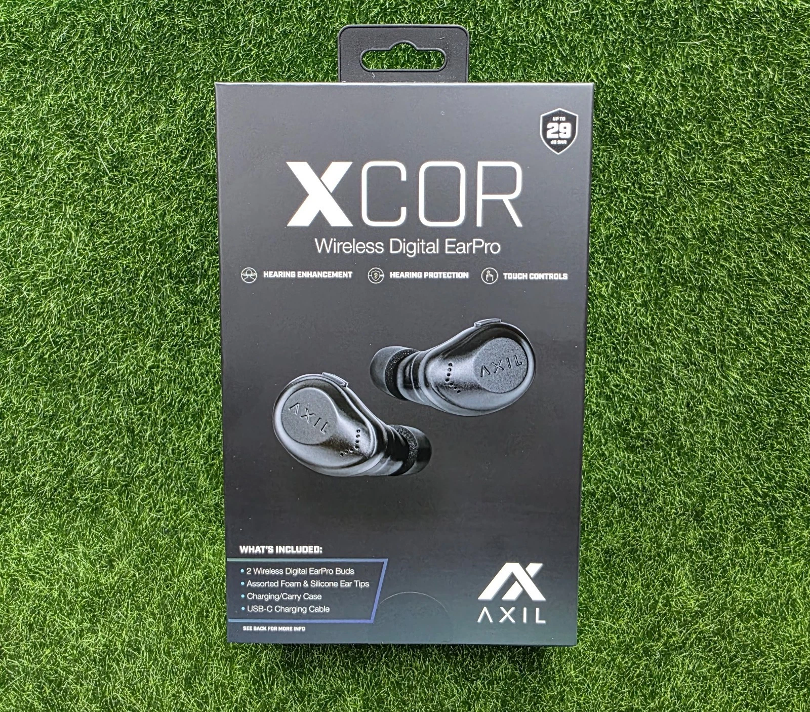 Axil Xcor Tac Digital Earbuds Gry