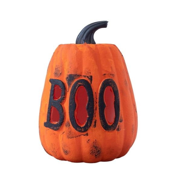 Aximioll Halloween Creepy Cutout Pumpkins  Colorful Glow with Eerie Aura, Halloween Decorations for Snack Tables, Dessert Stations & Halloween Party Setups for Holiday Parties with spooky setups