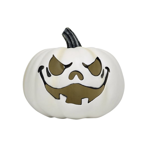 Aximioll Halloween Scary Smiling Pumpkins  Cutout Glow with Eerie Shadows, Halloween Decorations for Snack Tables, Dessert Stations & Halloween Party Setups for Holiday Parties with spooky setups