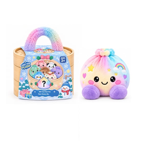 Aximioll Seated Rainbow Dumpling Squishy Toy, Soft Tactile Hand Squeeze Stress Relief Sensory Fidget, Christmas Gifts for Desk Play and Tabletop Office Display Multicolor 5.91 in