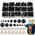 Axio 1 Box Safety Eyes Plastic Black Safety Eyes DIY Bear Craft Dolls