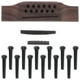 Axio 1 Set Acoustic Guitar Bridge 12 String Saddle And Nut Replacement