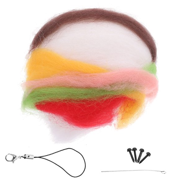 1 Set DIY Wool Felt Duck Material Wool Felt Animal Material Wool Felt Crafts