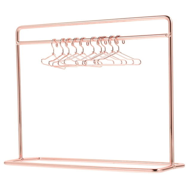 Axio 1 Set Doll Apparel Hanger Miniature Cloth Rack Doll Clothes Rack