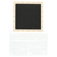 Axio 1 Set Durable Message Board Practical Wooden Letters Models Felt