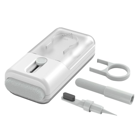 1 Set Earphone Cleaning Brush Multifunctional Cleaning Cloth Keycap Puller