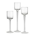 Axio 1 Set Glass Candle Holders Tall Candle Holders Wedding Table