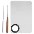Axio 1 Set Makeup Foundation Mixing Plate Painting Pallet with Spatula