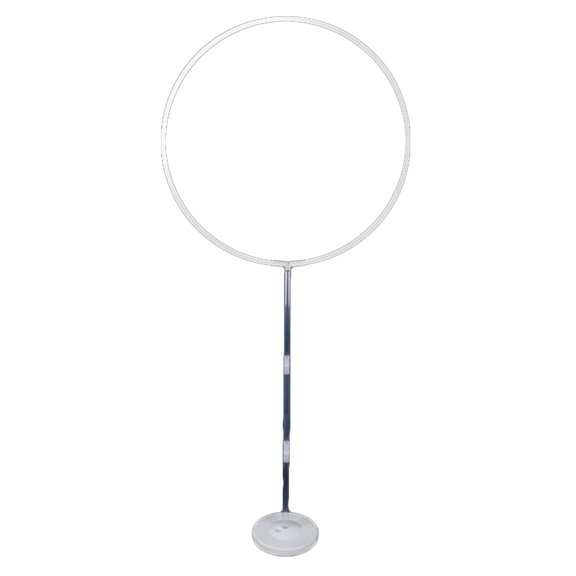 OUNONA White Round Balloon Column Stand for Wedding and Birthday Party Decoration Made of PVC