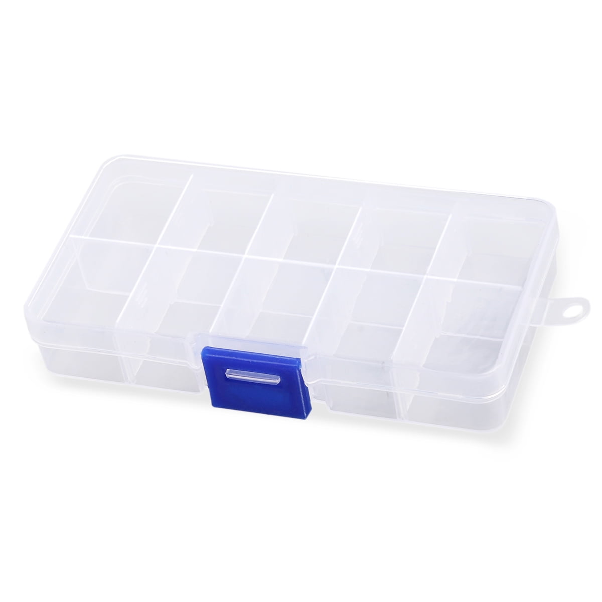 Axio 10Grid Plastic Adjustable Jewelry Organizer Box Storage Container