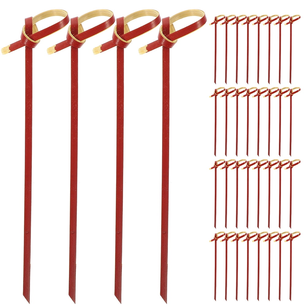 Axio 100pcs Food Sticks Sandwich Toothpicks Fruit Bamboo Sticks Dessert