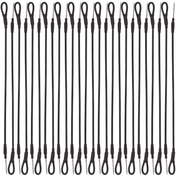 100pcs Tag Fasteners Retail Store Tag Ropes Wire Ropes Security Tag Ropes for Shoes Hats Goods