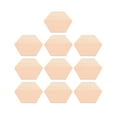 Axio 10PCS Wooden Plank Polygonal Wood Block Hexagon Profiled Solid