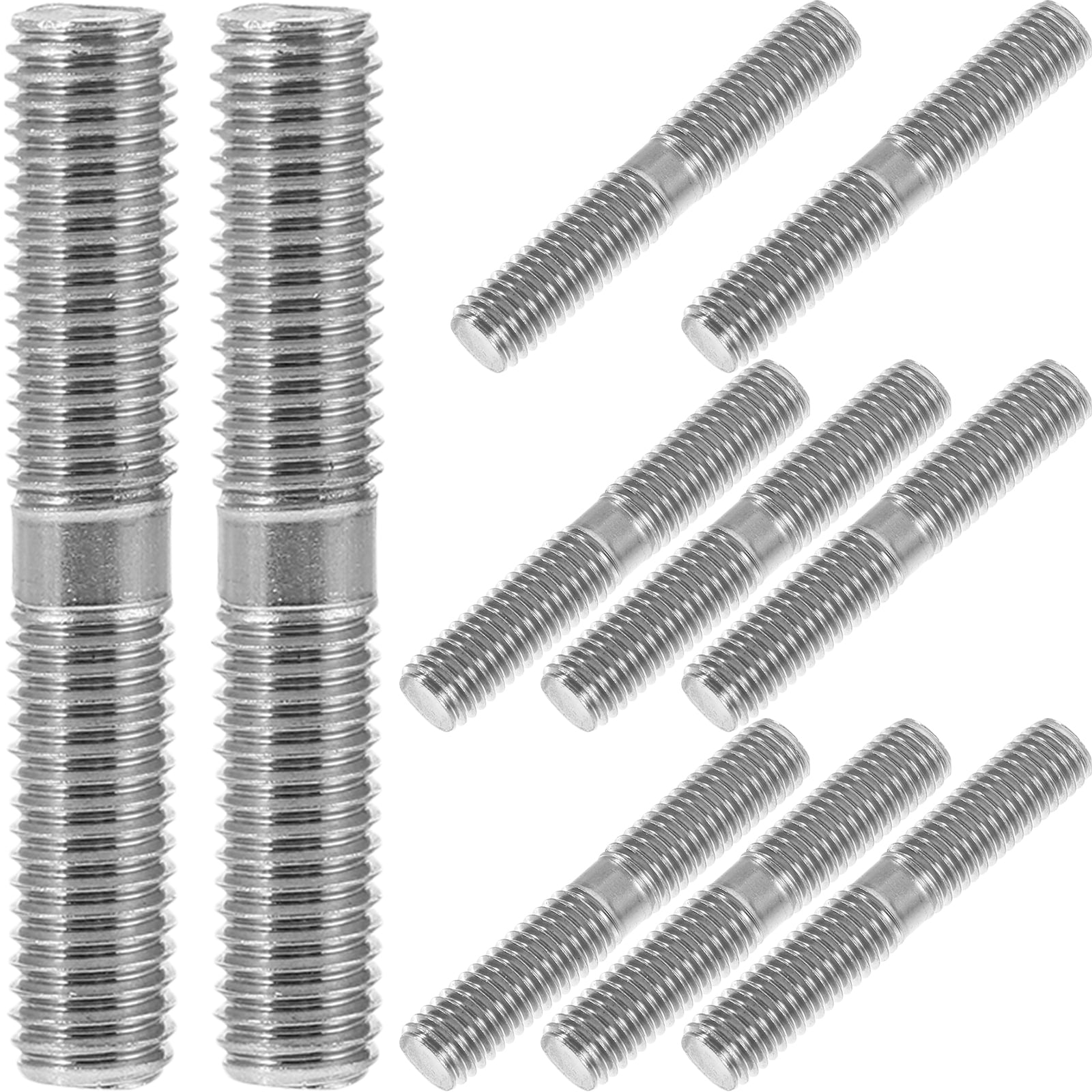 Axio 10Pcs Stainless Steel Bolts Doubleend Thread Screw Doubleend