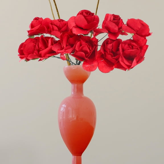 144pcs Artificial Paper Rose Flowers Bouquet for Wedding Decorations, Home & Party Decor, Craft Supplies, Floral Arrangement