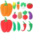 Axio 14pcs Vegetables PVC Fridge Fit Refrigerator Or