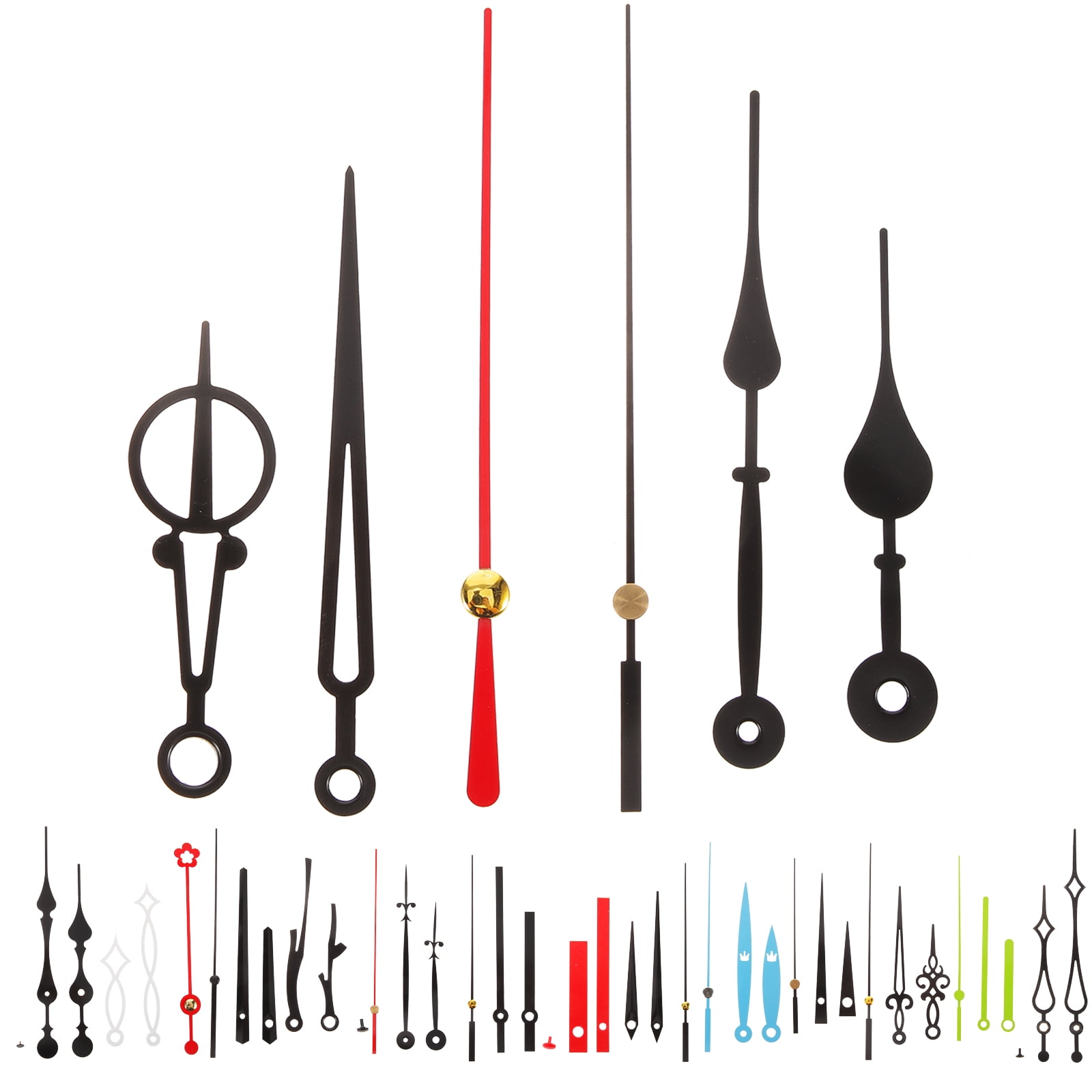 Axio 15 Sets Clock Hands Wall Clock Movement Replacement Parts Plastic