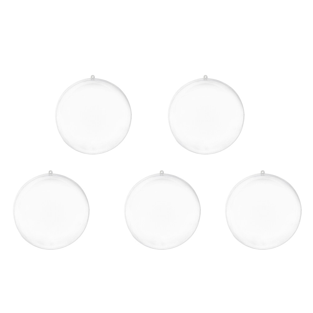 Axio 15pcs 5cm Transparent Ball Christmas Tree Pendant Ornaments Xmas