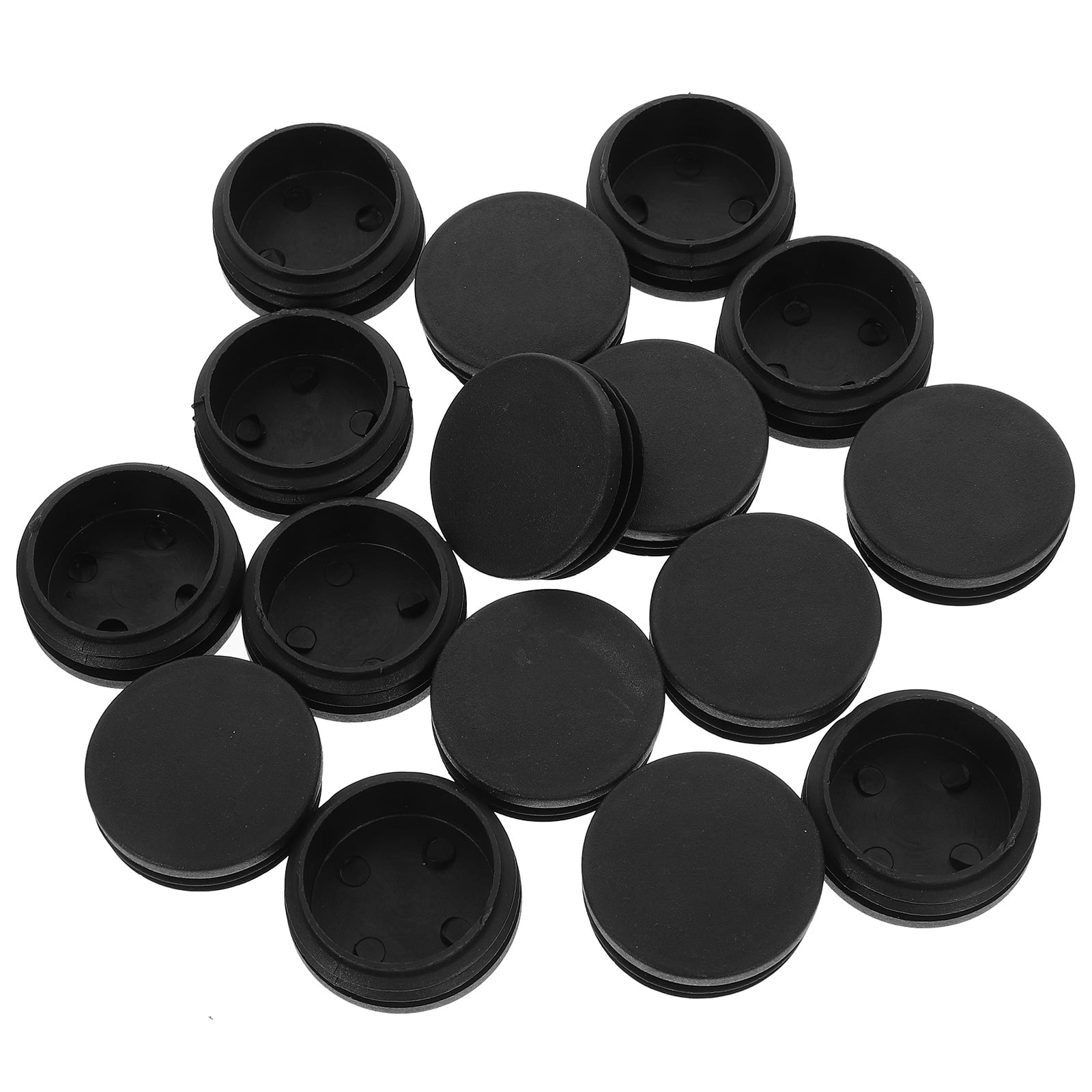 Axio 16pcs Round Tubing Plug Caps Tubing End Cap Plastic Plugs