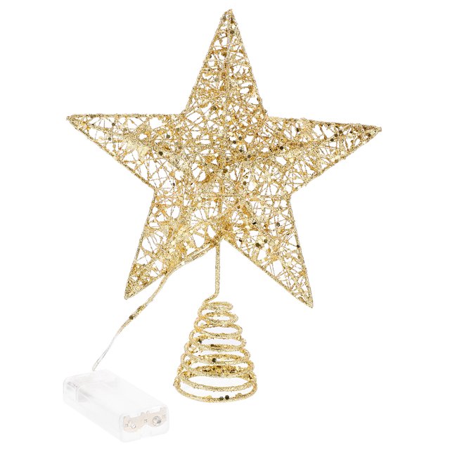 Axio 1pc Christmas Tree Topper Lighted Star Topper Christmas Tree