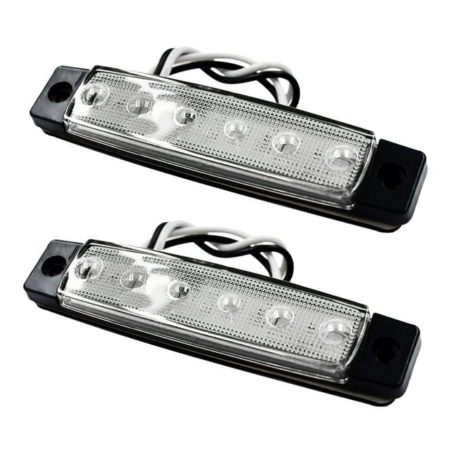 Axio 2 Pcs 6 LED 12V Trailer Trunk Tail Light Replacement Led Trailer