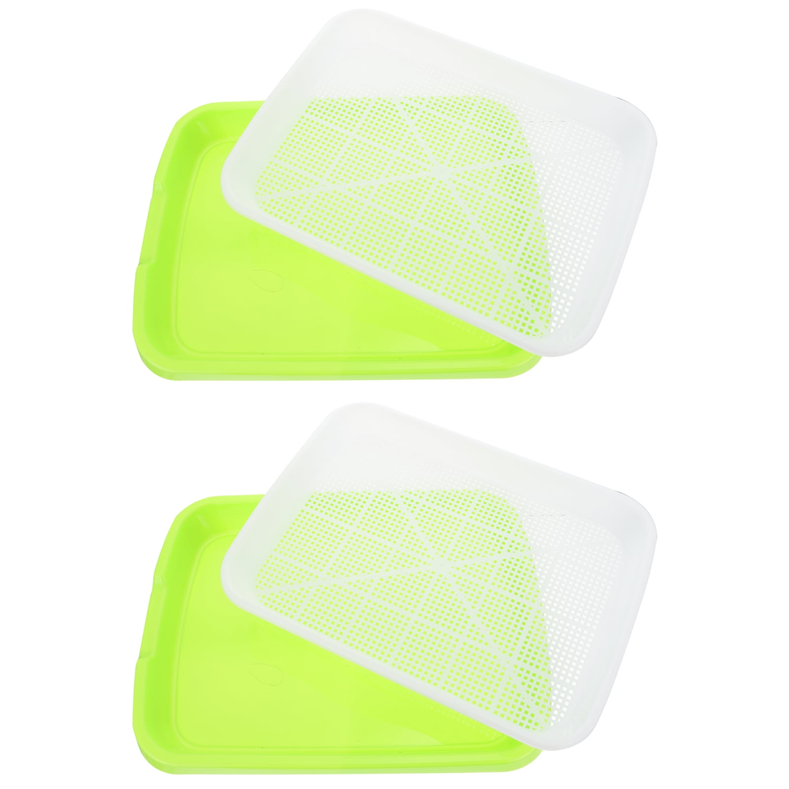 Axio 2 Sets Sprout Vegetable Seedlings Tray Wheatgrass Doublelayer